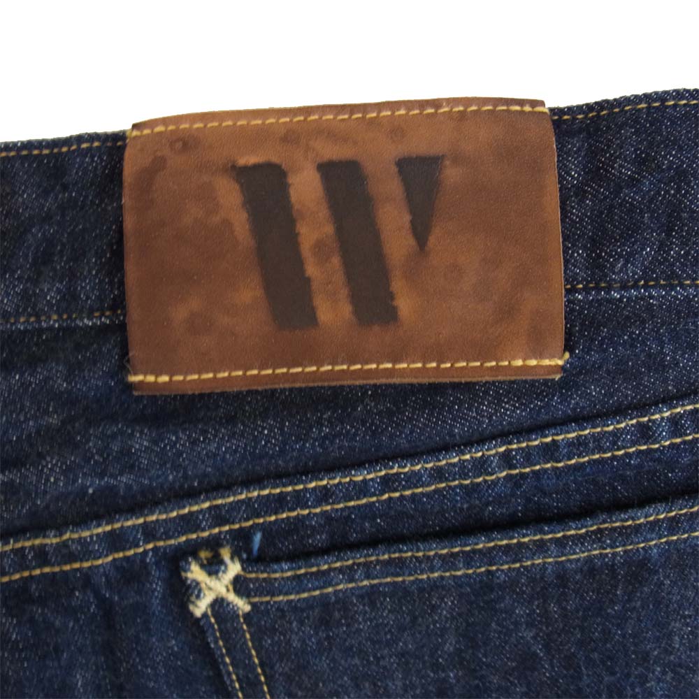WAREHOUSE ウエアハウス 革パッチ セルビッチ デニム パンツ インディゴブルー系 32【中古】