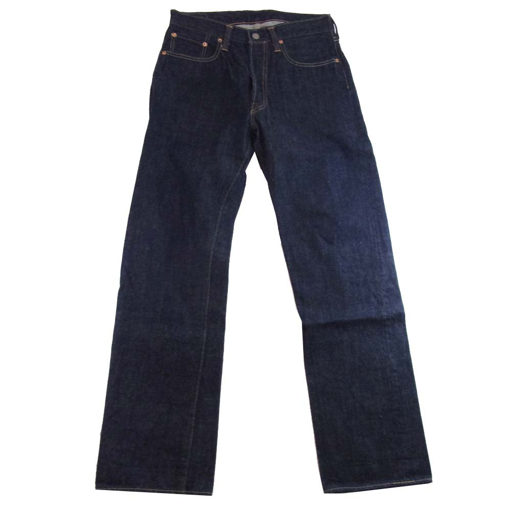 SUGAR CANE シュガーケーン 1947 革パッチ セルビッチ デニム パンツ インディゴブルー系 32【中古】