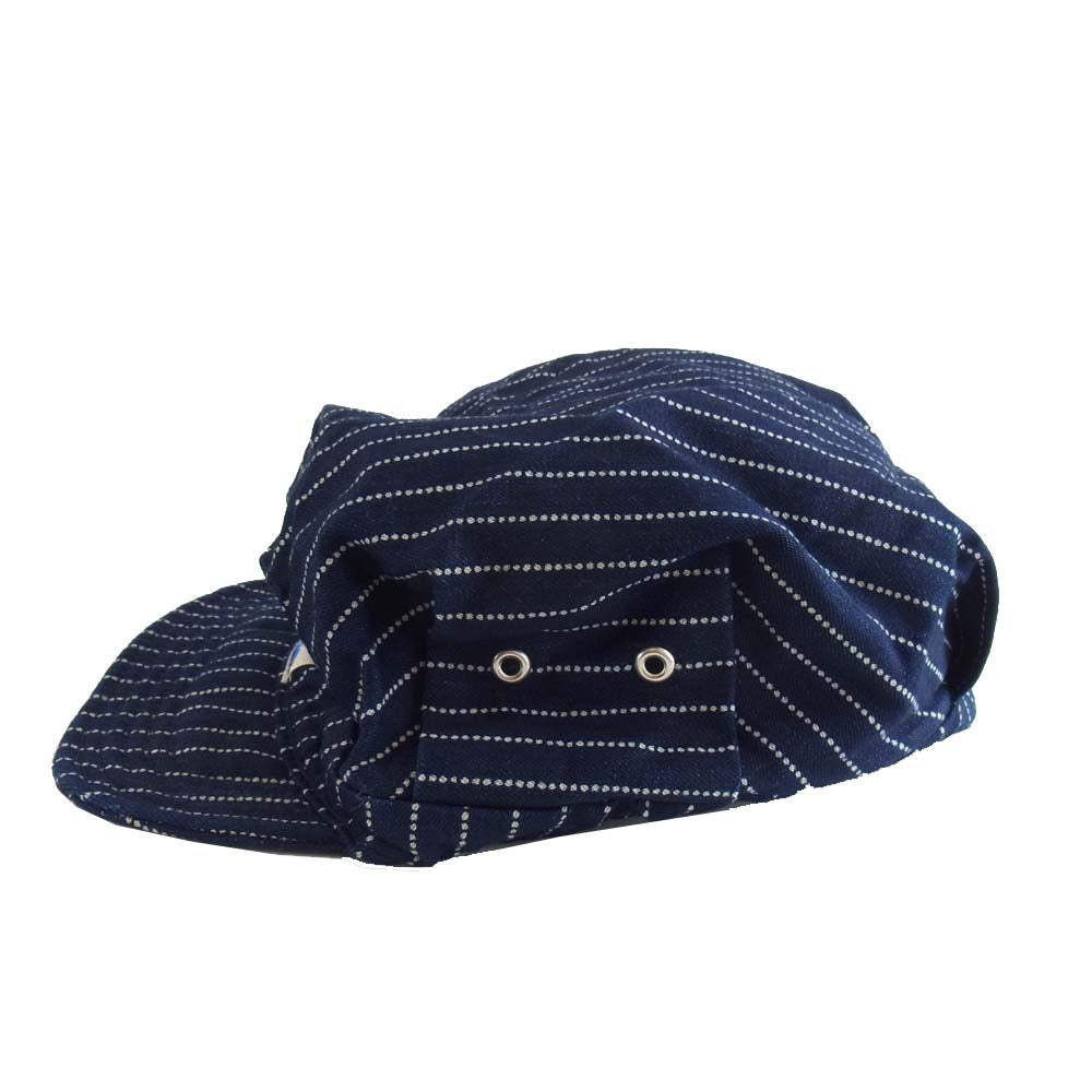 The REAL McCOY'S ザリアルマッコイズ 8HOUR UNION ウォバッシュ ワーク キャップ インディゴブルー系 7.5【中古】