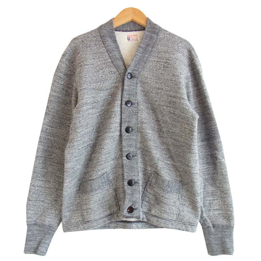 The REAL McCOY'S ザリアルマッコイズ Joe McCOY ジョーマッコイ BALL PARK スウェット カーディガン グレー系 M【中古】