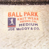 The REAL McCOY'S ザリアルマッコイズ Joe McCOY ジョーマッコイ BALL PARK スウェット カーディガン グレー系 M【中古】