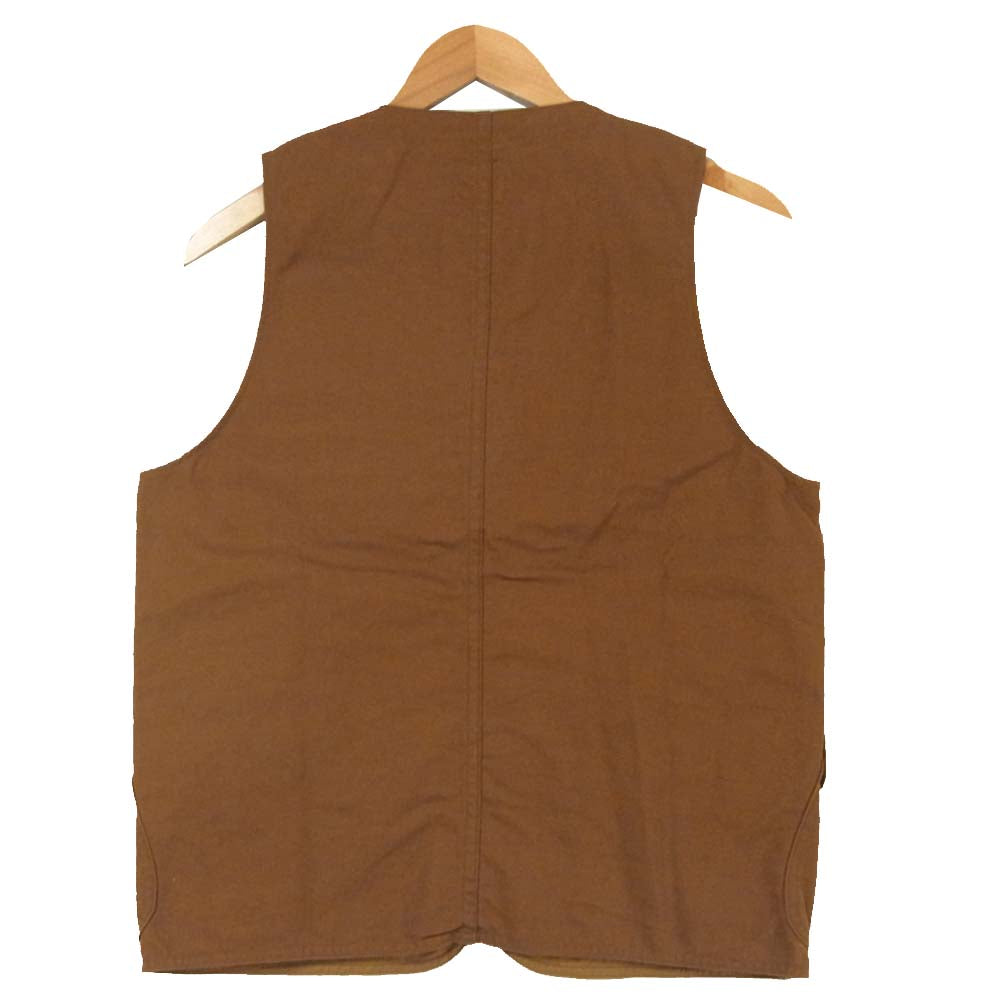 The REAL McCOY'S ザリアルマッコイズ Joe McCOY ジョーマッコイ OUTDOORSMEN ワーク ベスト ブラウン系 38【中古】