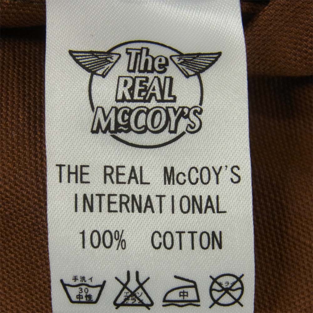 The REAL McCOY'S ザリアルマッコイズ Joe McCOY ジョーマッコイ OUTDOORSMEN ワーク ベスト ブラウン系 38【中古】