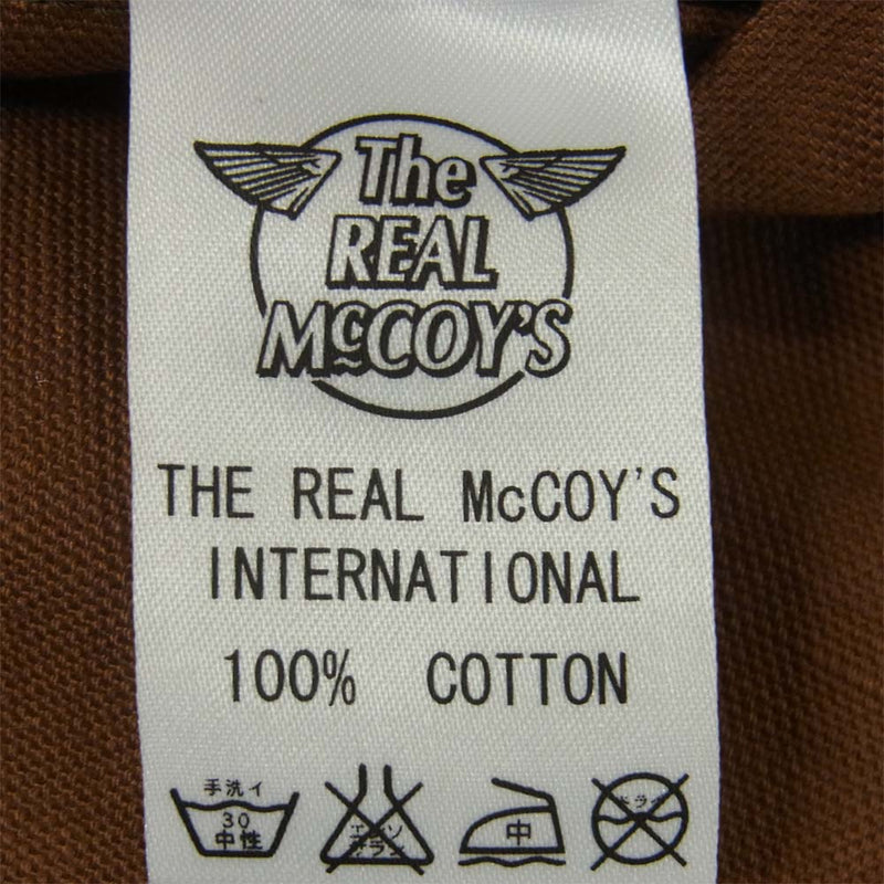 The REAL McCOY'S ザリアルマッコイズ Joe McCOY ジョーマッコイ OUTDOORSMEN ワーク ベスト ブラウン系 38【中古】