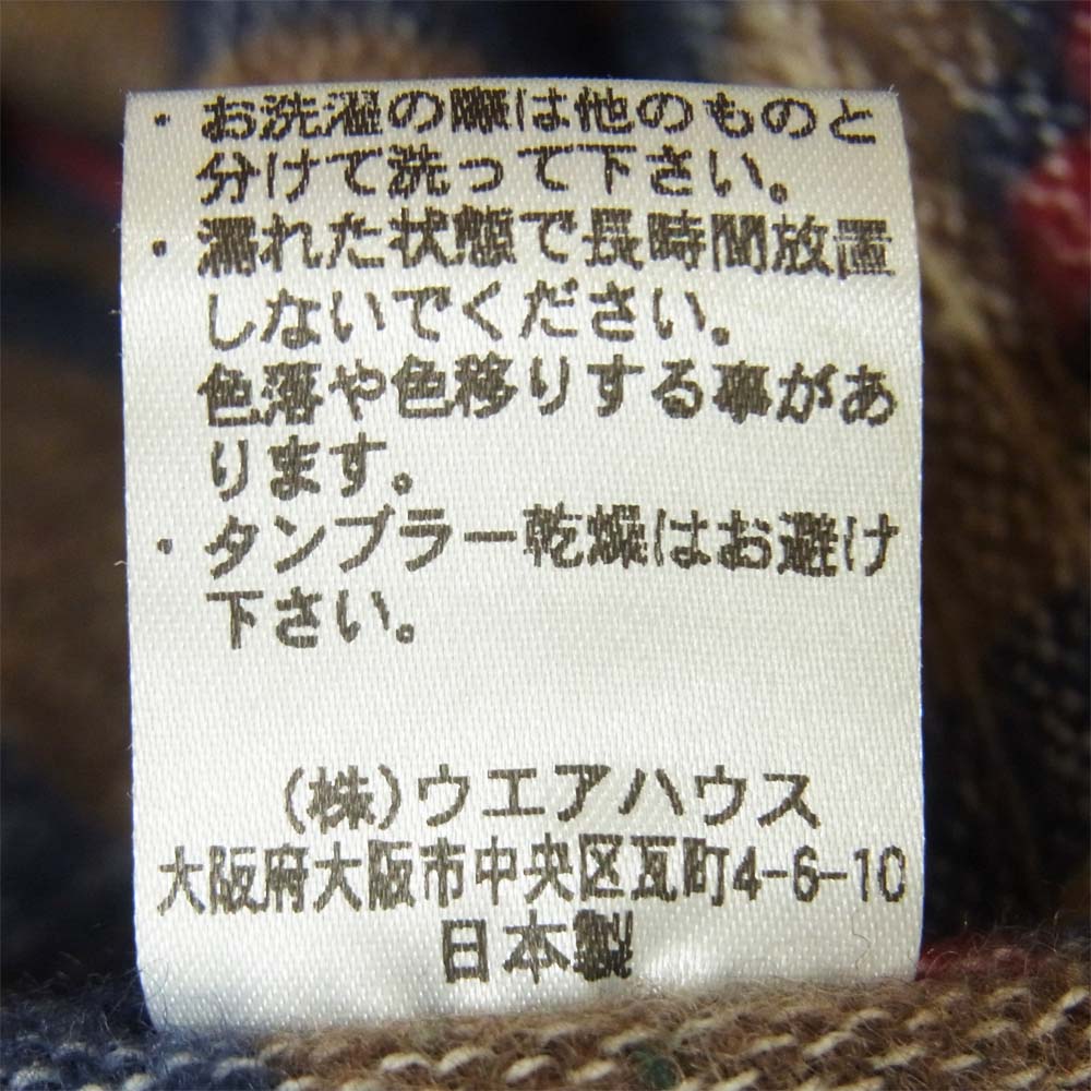 WAREHOUSE ウエアハウス ブランケット デニム カバーオール ジャケット