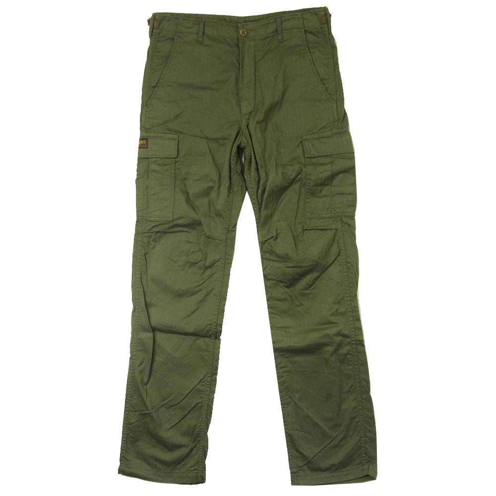 TOY'S McCOY トイズマッコイ ヘリンボーン ミリタリー カーゴ パンツ カーキ系 32【中古】