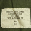 TOY'S McCOY トイズマッコイ ヘリンボーン ミリタリー カーゴ パンツ カーキ系 32【中古】