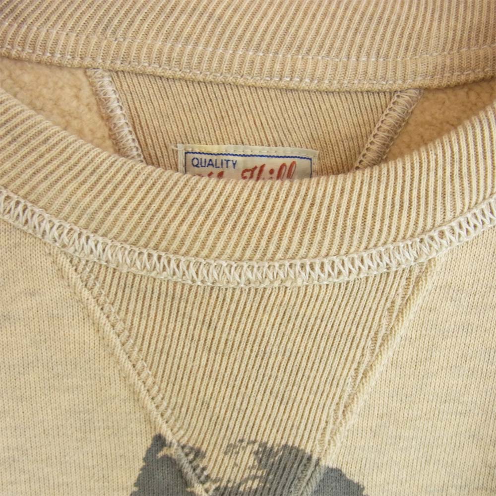 TOY'S McCOY トイズマッコイ McHill マックヒル 両V マリリンモンロー スウェット シャツ ベージュ系 38【中古】