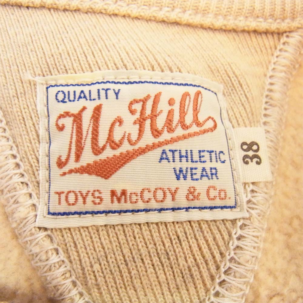 TOY'S McCOY トイズマッコイ McHill マックヒル 両V マリリンモンロー スウェット シャツ ベージュ系 38【中古】