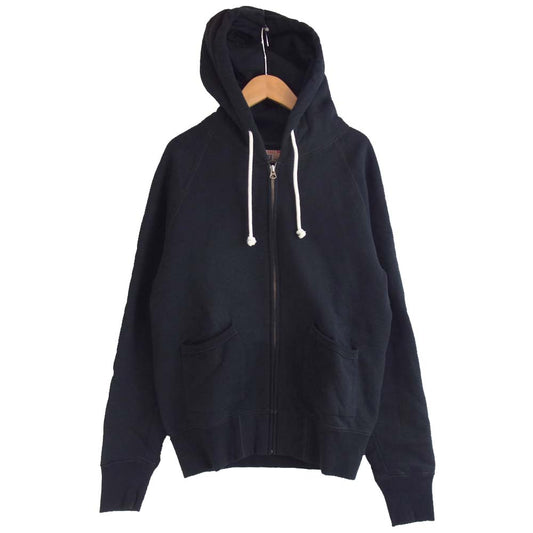 The REAL McCOY'S ザリアルマッコイズ Joe McCOY ジョーマッコイ BALL PARK ジップアップ パーカー ネイビー系 M【中古】