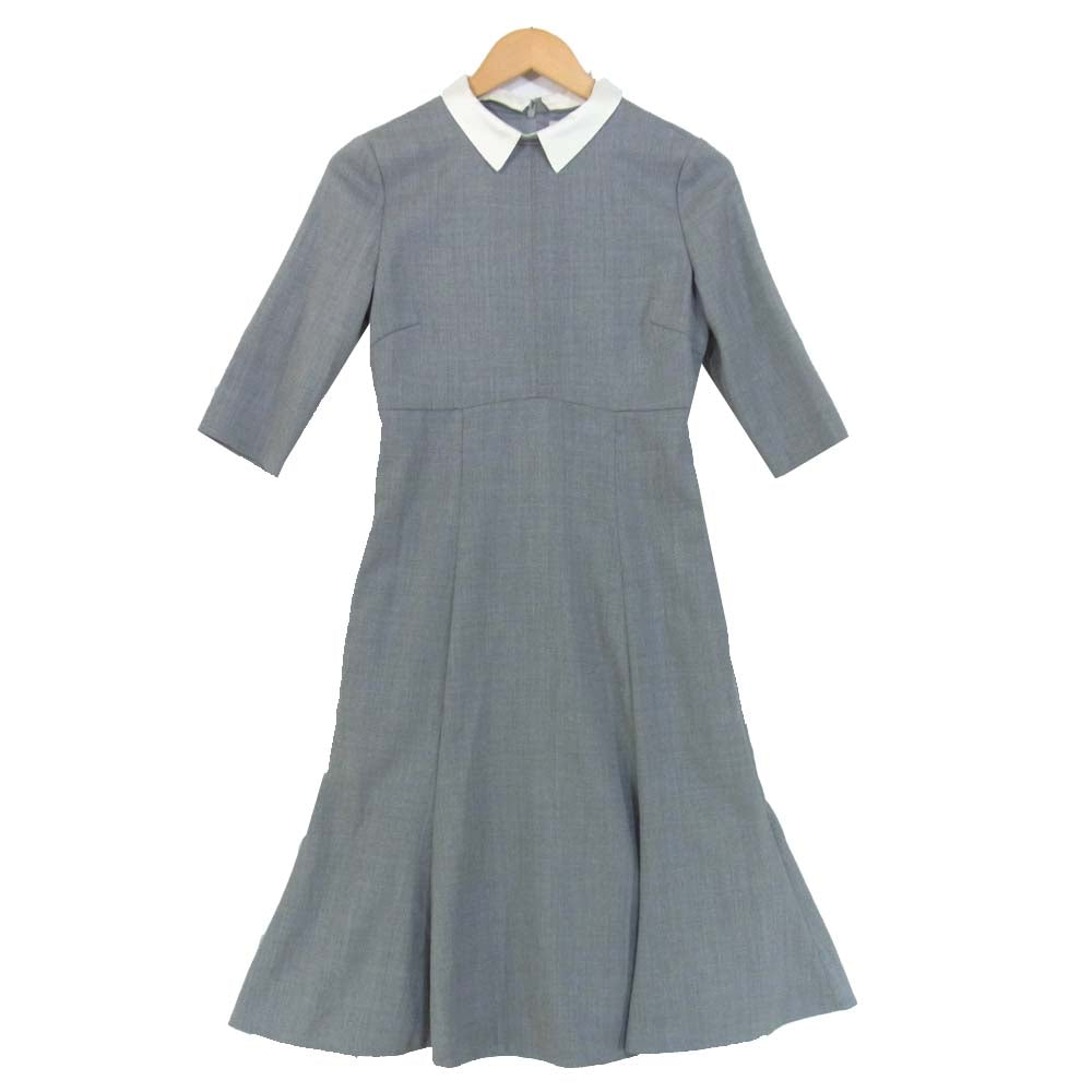 セルフォード CWF0191009 襟付き ワンピース グレー系 38【中古】