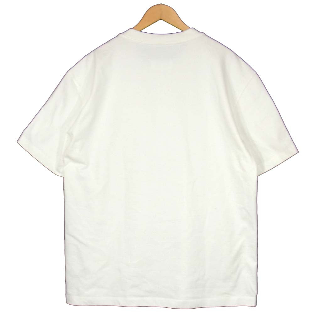 MAISON MARGIELA メゾンマルジェラ 20AW S50GC0632 SS TEE オーバーサイズ プリント 半袖 Tシャツ ホワイト系 46【美品】【中古】