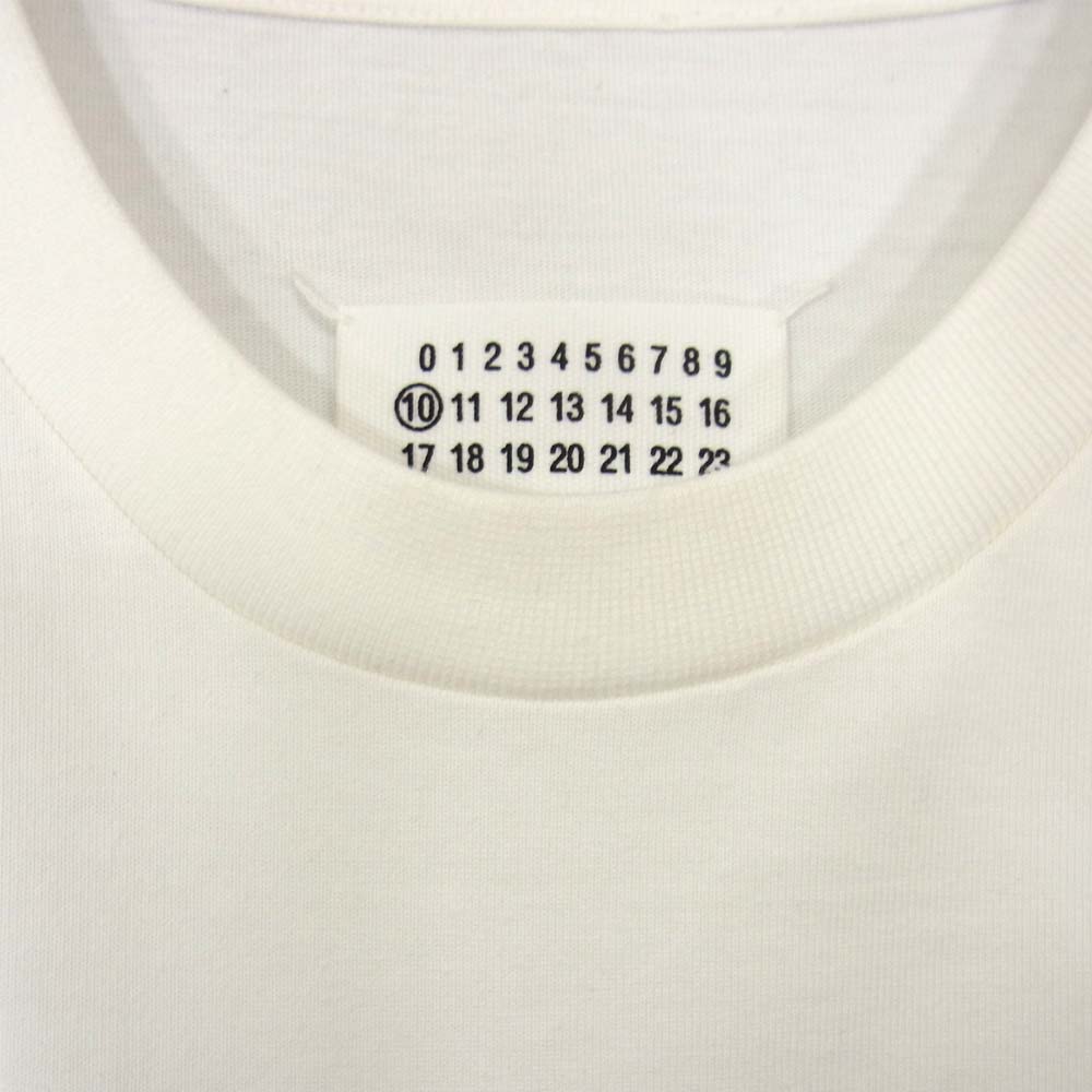 Maison Margiela メゾンマルジェラ 20AW ガーメントダイオーバーサイズ半袖Tシャツ カットソー バーガンディー S30GC0704