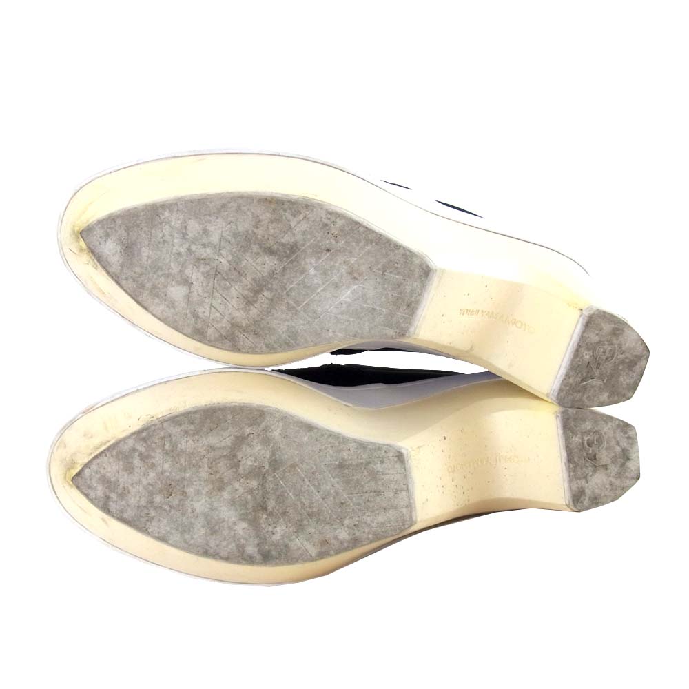 Yohji Yamamoto ヨウジヤマモト Y-3 ワイスリー B26350 SPORT CLOG ヒール スリッポン スニーカー ブラック系 23.5cm【中古】