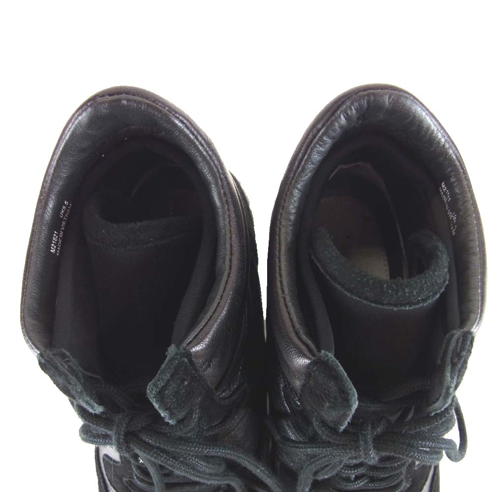 Yohji Yamamoto ヨウジヤマモト Y-3 ワイスリー M21821 SNEAK CLOG ヒール レザー スニーカー ブラック系 23.5cm【美品】【中古】