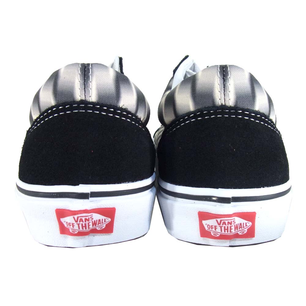 VANS バンズ VN0A38G1VJM  OLD SCHOOL ブラー チェック ローカット オールドスクール スニーカー BLK/WHT US9【極上美品】【中古】