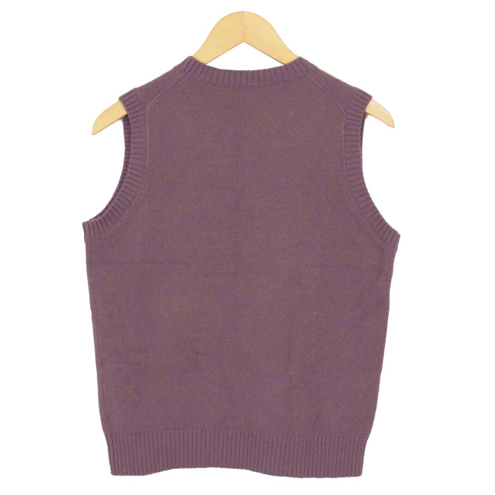 UNITED ARROWS ユナイテッドアローズ 1118-199-0328 SOVEREIGN ソブリン ウール ニット ベスト ピンク系 S【美品】【中古】