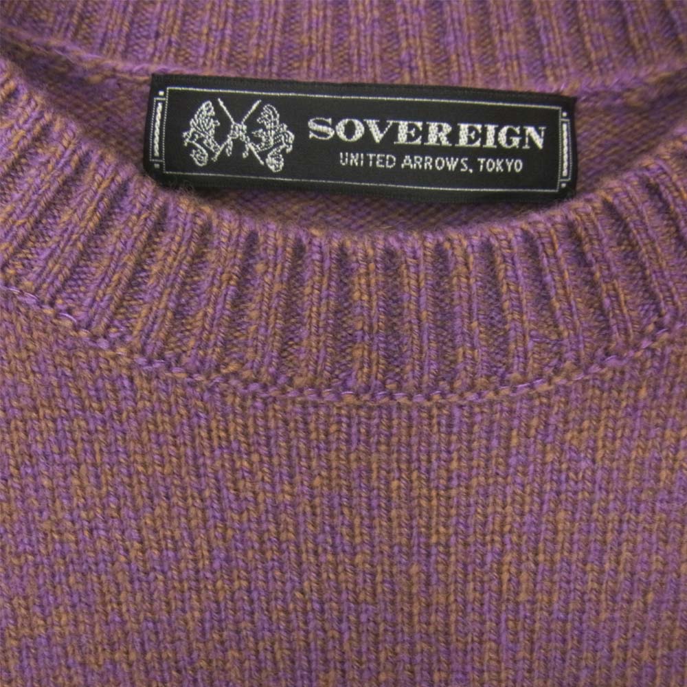 UNITED ARROWS ユナイテッドアローズ 1118-199-0328 SOVEREIGN ソブリン ウール ニット ベスト ピンク系 S【美品】【中古】