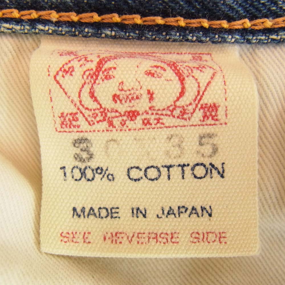 EVISU エヴィス 2001 ボタンフライ デニム インディゴブルー系 30【中古】