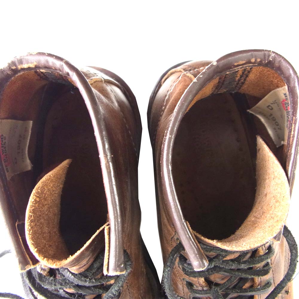 RED WING レッドウィング 1907 ブーツ ブラウン系 7【中古】