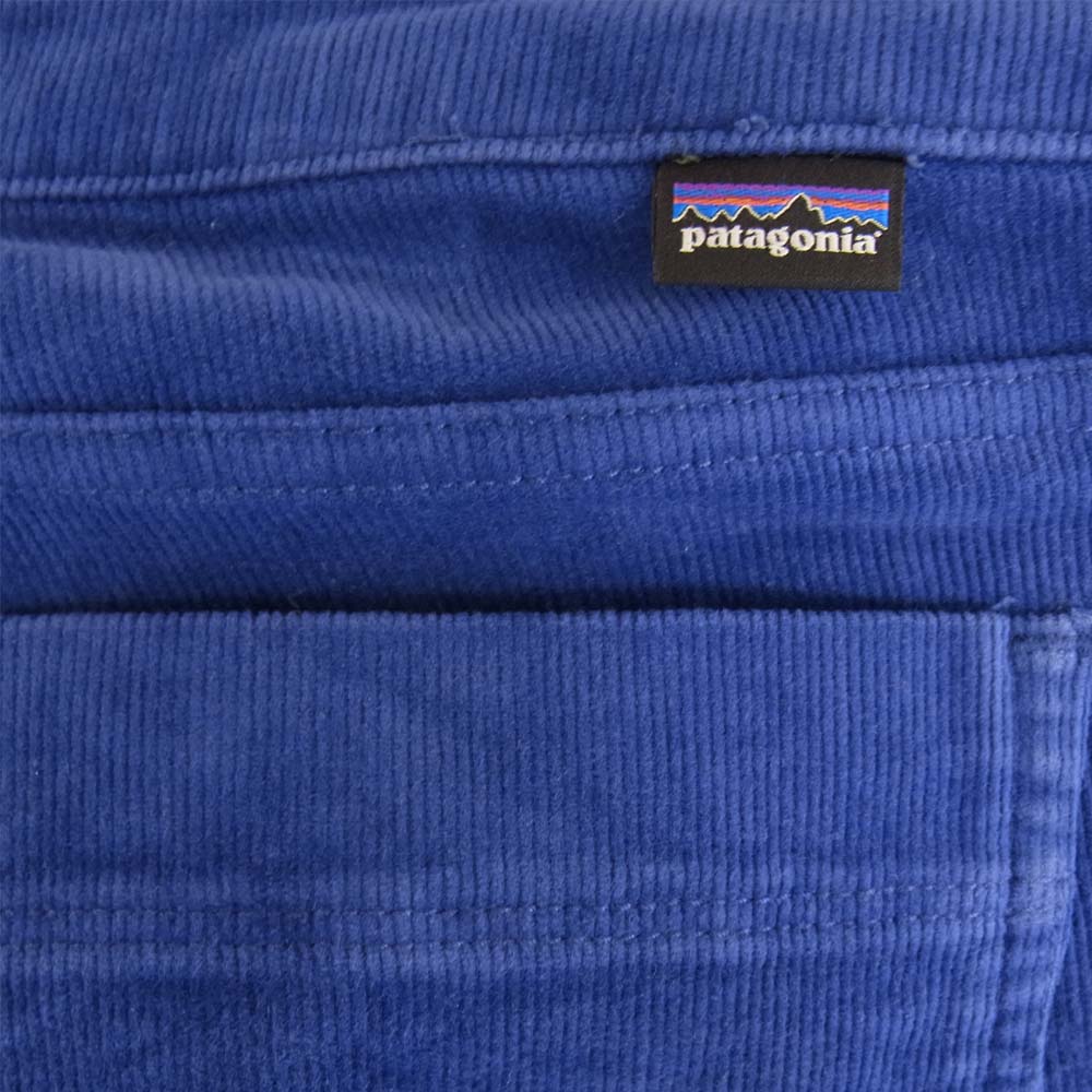 patagonia パタゴニア 55060 オーガニックコットン コーデュロイ パンツ　ブルー ブルー系 28【中古】