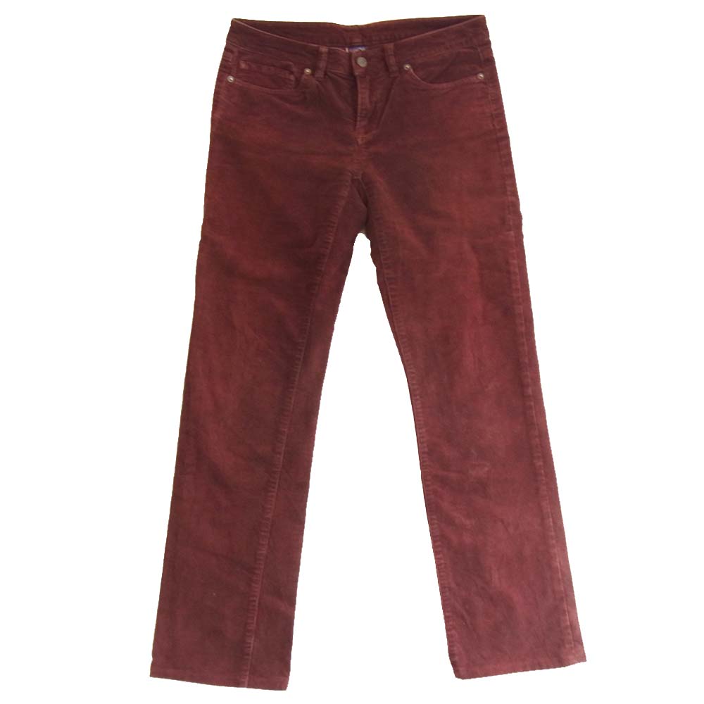 patagonia パタゴニア 55060 オーガニックコットン コーデュロイ パンツ　エンジ ワインレッド系 28【中古】