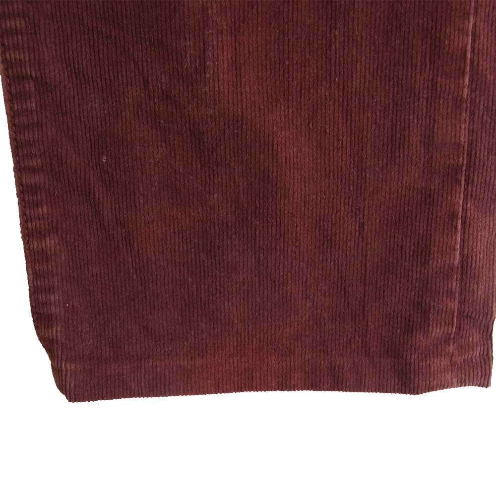 patagonia パタゴニア 55060 オーガニックコットン コーデュロイ パンツ　エンジ ワインレッド系 28【中古】