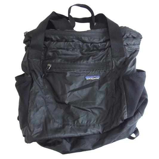 patagonia パタゴニア 48807 Lightweight Travel Tote ライトウエイト トラベルトート 2WAY リュック バックパック ブラック系【中古】