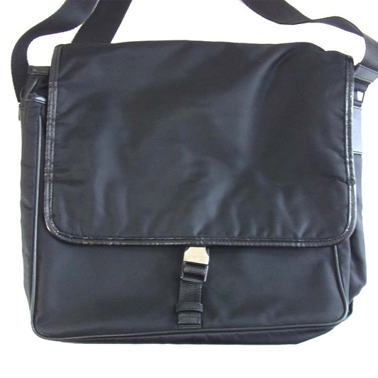 PRADA プラダ メッセンジャー ショルダーバッグ ブラック系【中古】
