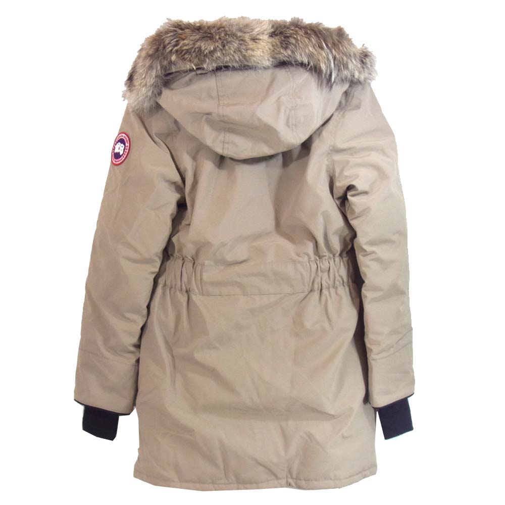 CANADA GOOSE カナダグース 6550L TRILLIUM PARKA トリリウム パーカ ダウン ジャケット ベージュ系【中古】