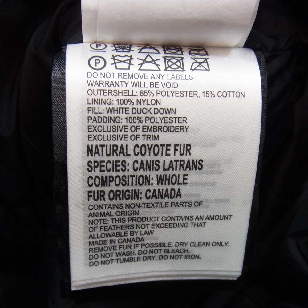 CANADA GOOSE カナダグース 6550L TRILLIUM PARKA トリリウム パーカ ダウン ジャケット ベージュ系【中古】