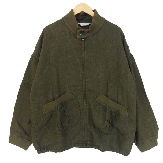 TENDERLOIN テンダーロイン LINEN SWING TOP リネン スウィング トップ ジャケット カーキ系 XL【中古】