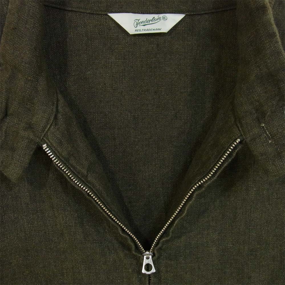 TENDERLOIN テンダーロイン LINEN SWING TOP リネン スウィング トップ ジャケット カーキ系 XL【中古】