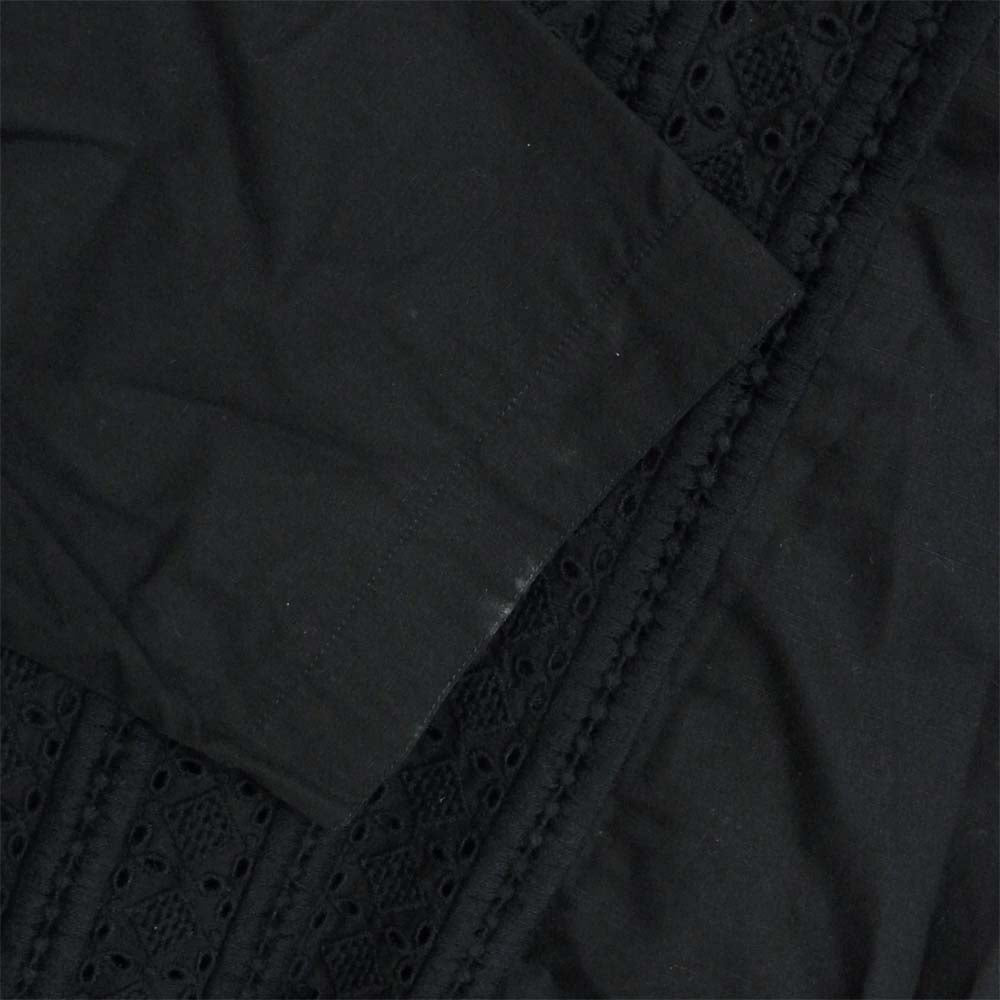 TENDERLOIN テンダーロイン SLUB EMBROIDERY COAT スラブ エンブロイダリー コート ブラック系 XL【美品】【中古】
