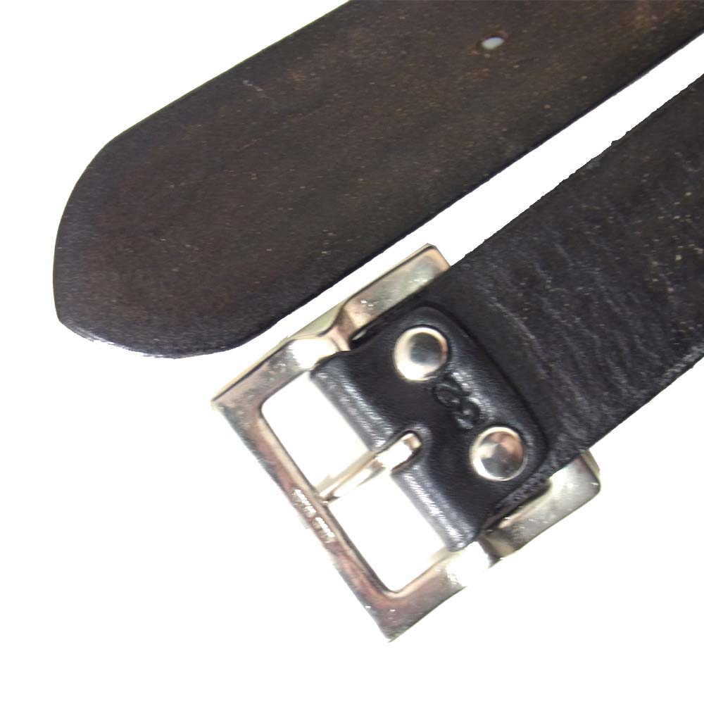 ファニー  レザー ベルト ブラック ブラック系 32【中古】