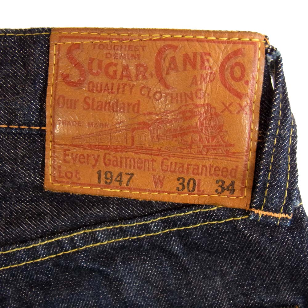 SUGAR CANE シュガーケーン 1947 インディゴ ストレート デニム インディゴブルー系 30【中古】