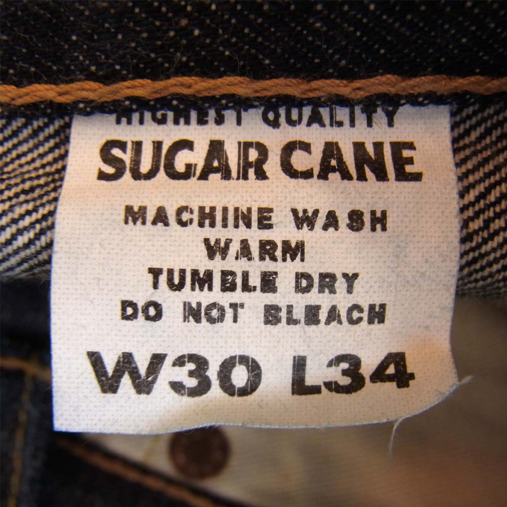 SUGAR CANE シュガーケーン 1947 インディゴ ストレート デニム インディゴブルー系 30【中古】