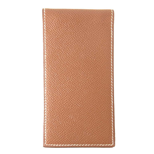 HERMES エルメス フラップ シェーブル 手帳カバー ケース ブラウン系【中古】