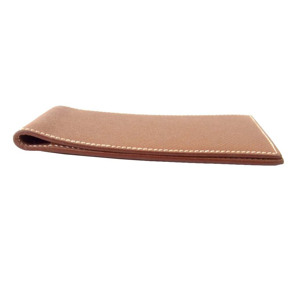 HERMES エルメス フラップ シェーブル 手帳カバー ケース ブラウン系【中古】