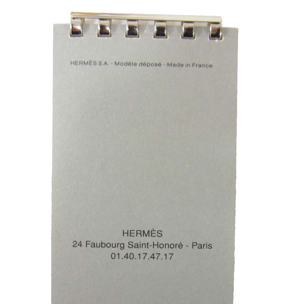 HERMES エルメス フラップ シェーブル 手帳カバー ケース ブラウン系【中古】