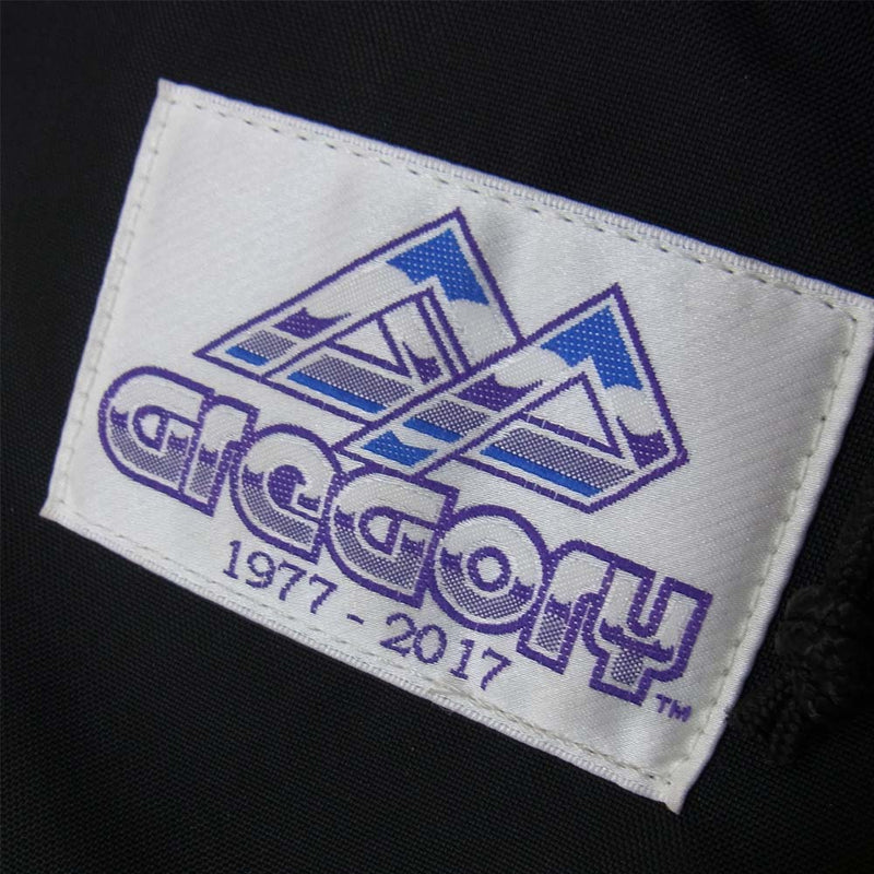 GREGORY グレゴリー 40周年記念 紫タグ バックパック ブラック系【中古】