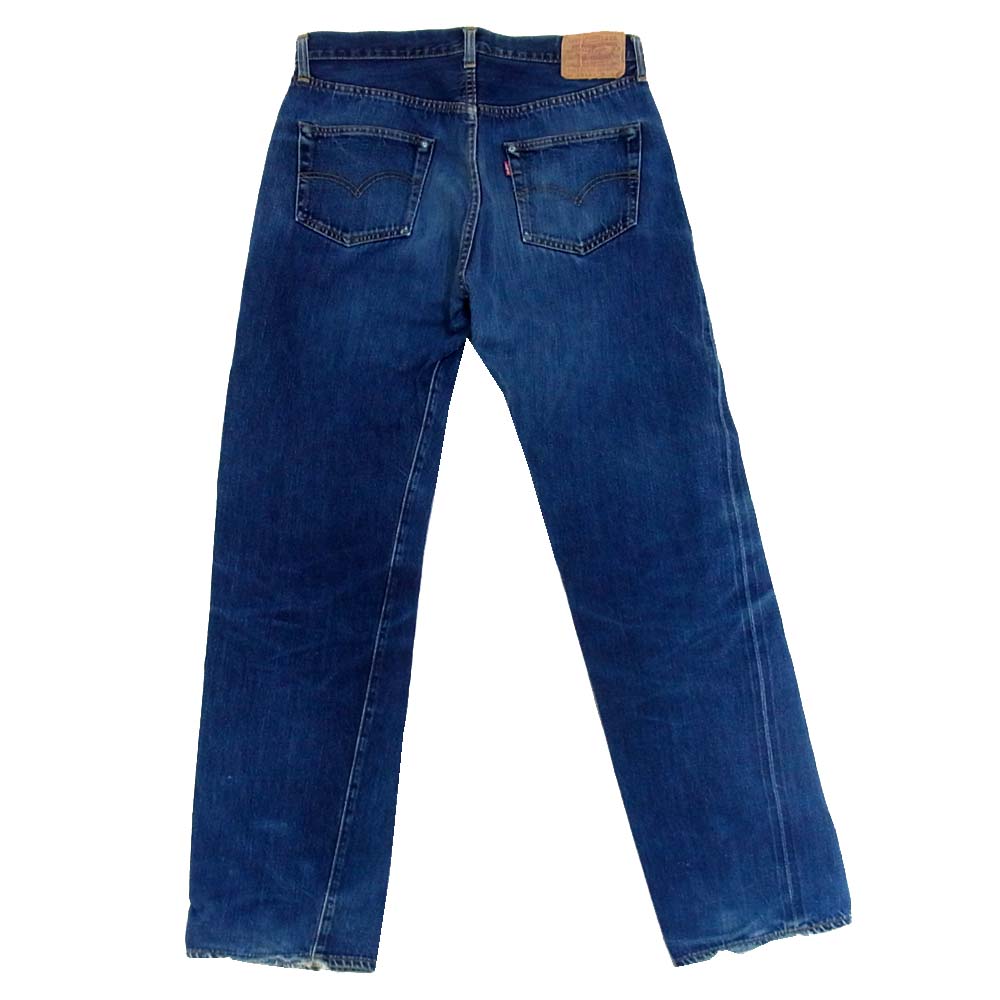 Levi's リーバイス 米国バレンシア工場製 ボタン裏555 501XX デニムパンツ インディゴブルー系 36【中古】