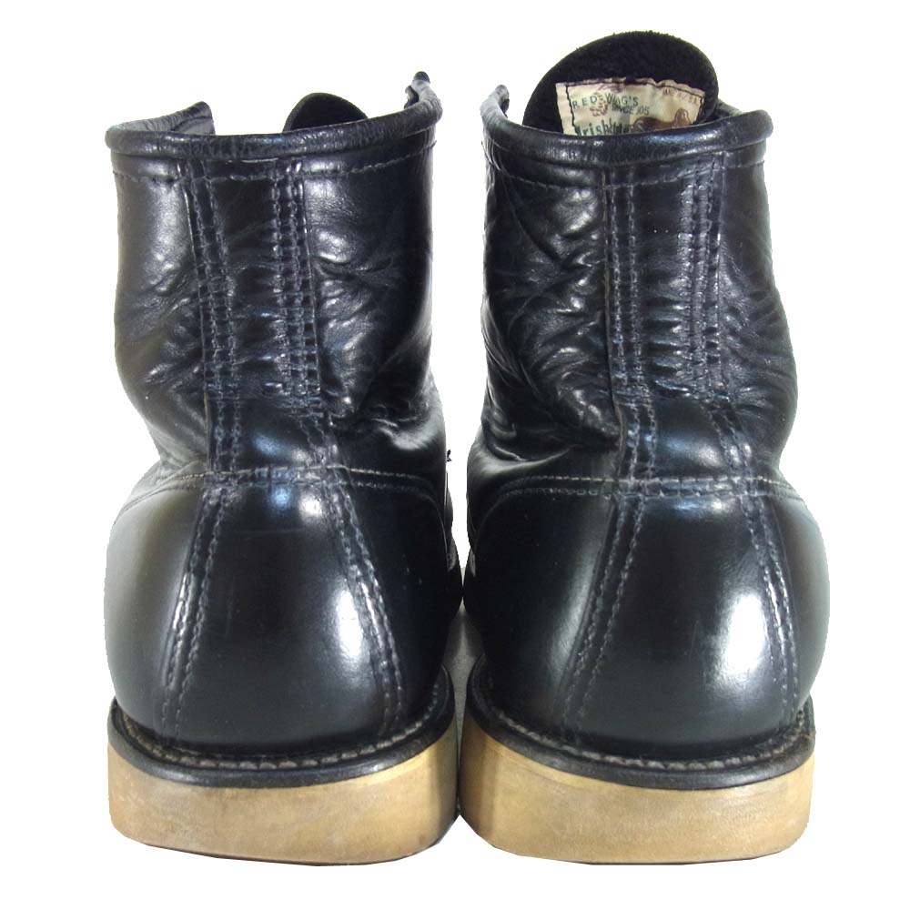 RED WING レッドウィング 四角犬復刻 8179 アイリッシュセッター ブラック系 9【中古】