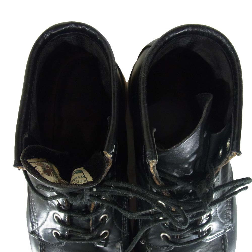 RED WING レッドウィング 四角犬復刻 8179 アイリッシュセッター ブラック系 9【中古】