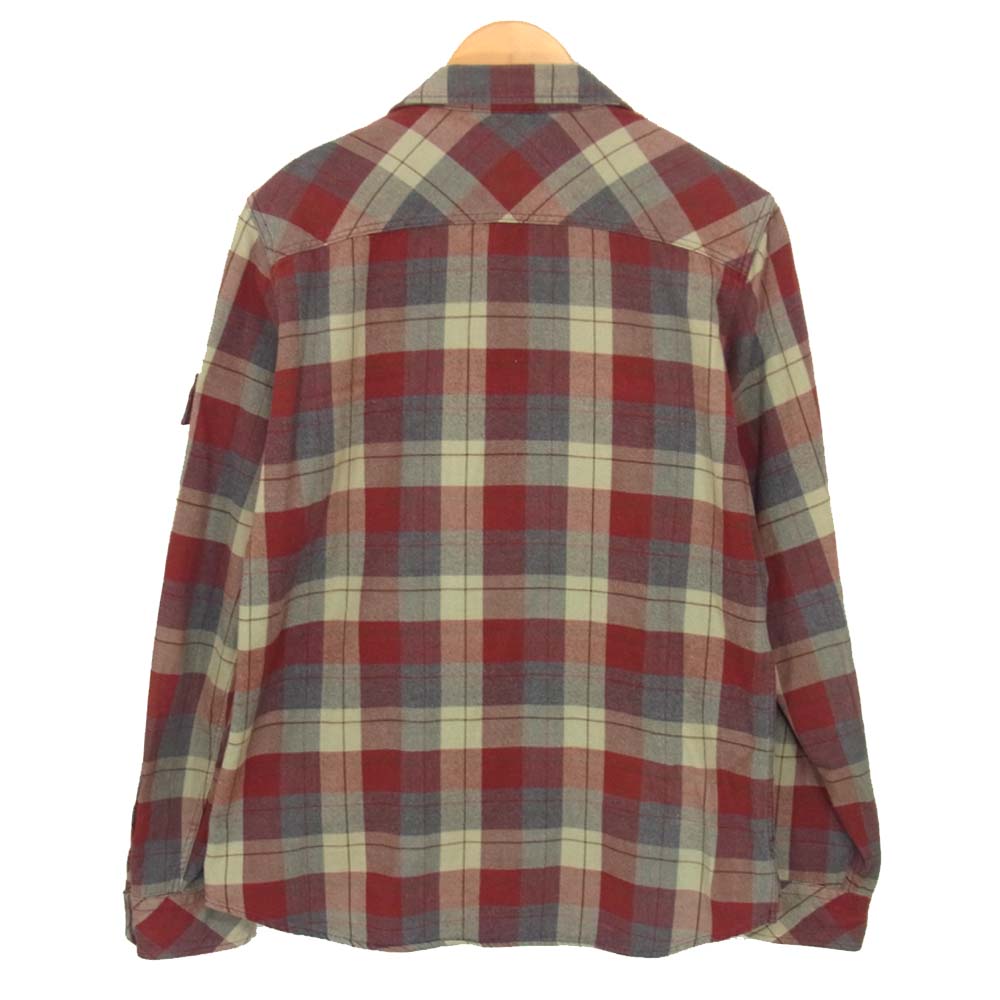 HYSTERIC GLAMOUR ヒステリックグラマー 0294AH01 チェック ウール 長袖シャツ レッド系 M【中古】