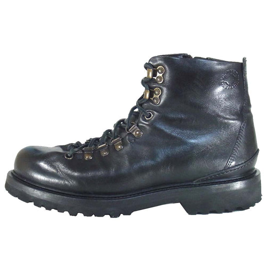 BUTTERO ブッテロ B4950 サイドジップ トレッキング ブーツ ブラック系 39【中古】