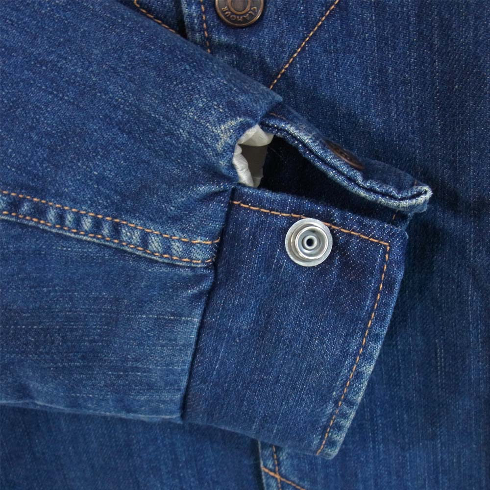 HYSTERIC GLAMOUR ヒステリックグラマー 02183AC07 デニム ボア ランチジャケット コート インディゴブルー系 S【中古】