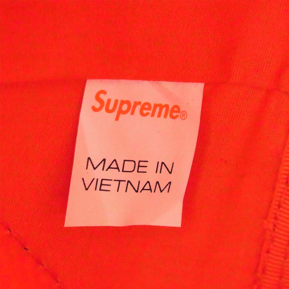 Supreme シュプリーム 納品書付 20SS Raffia Tote ラフィア トートバッグ レッド系【美品】【中古】