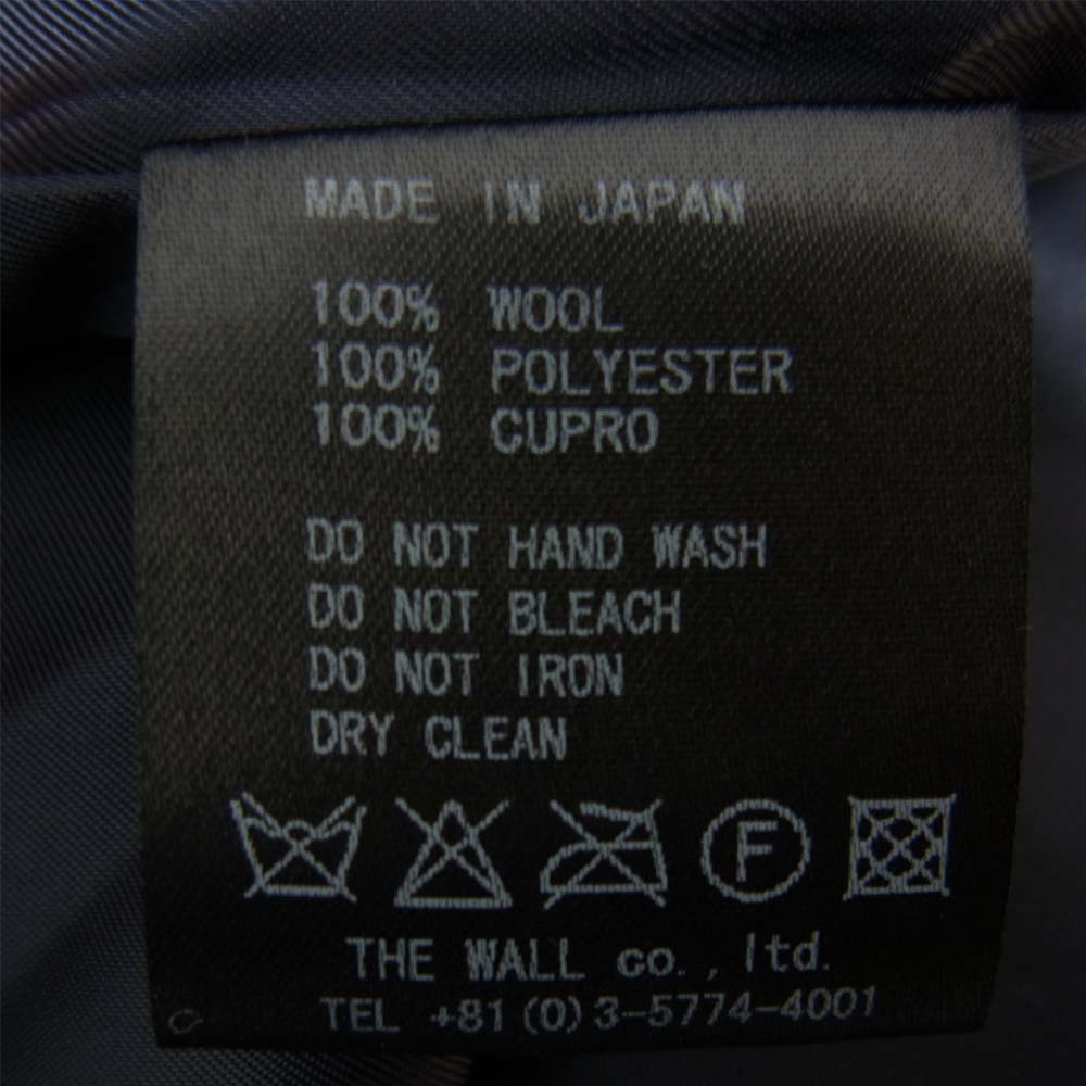 ファドスリー 10FDF05-79 FAD3 ボア ウール コート ネイビー系 FREE