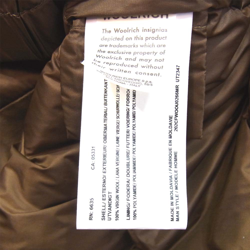 WOOLRICH ウールリッチ WOOU0266 MOUNTAIN JACKET LP マウンテン ジャケット ロロピアーナ ブラウン系 M【新古品】【未使用】【中古】